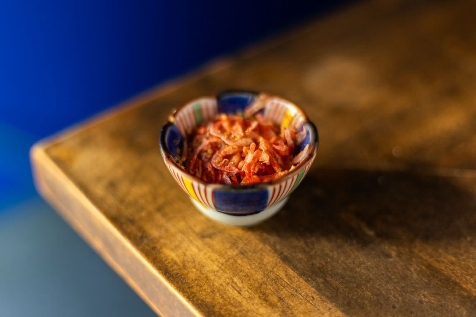 のどぐろ丼に追加できる有料トッピング「エビゴマ」の写真。