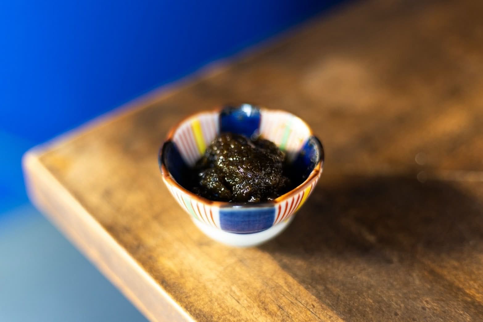 のどぐろ丼に追加できる有料トッピング「生のり」の写真。